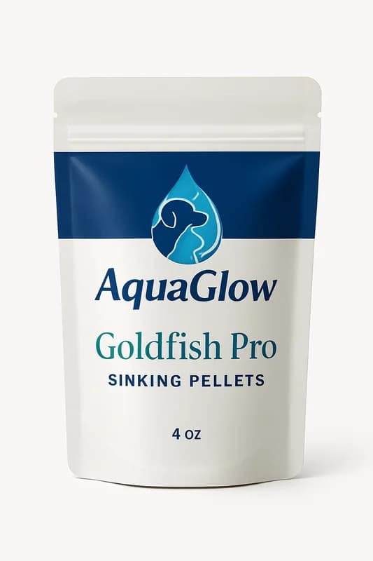 AquaGlow Goldfish Pro Sinking Pellets (4 oz)
