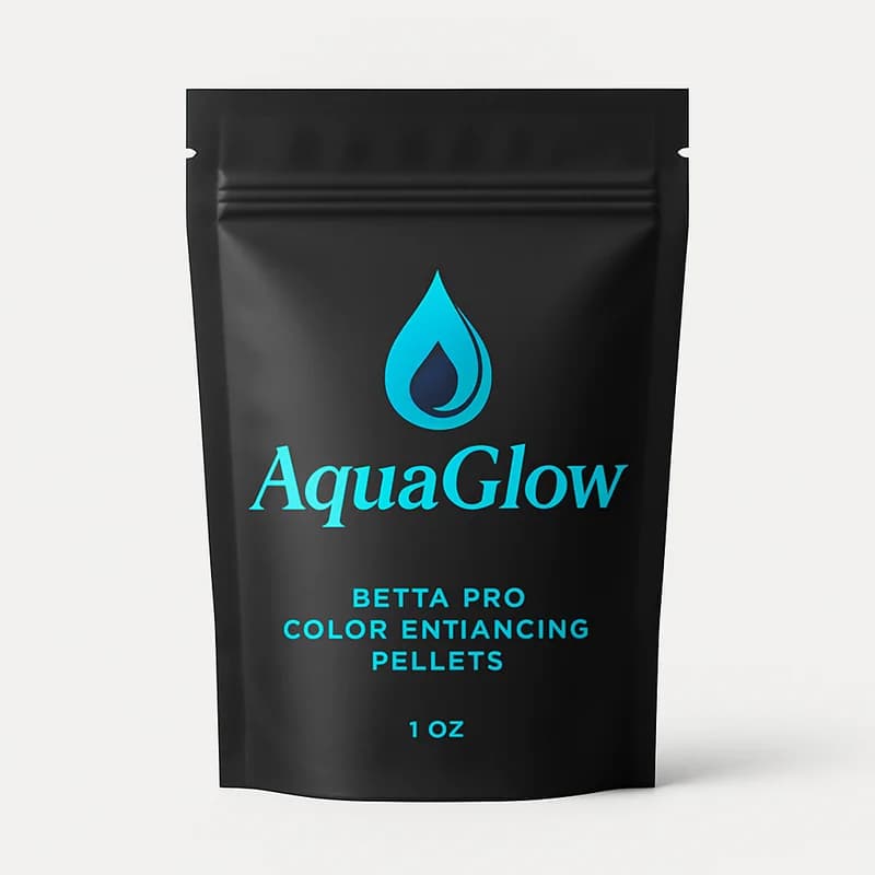 AquaGlow Betta Pro Color-Enhancing Pellets (1 oz)