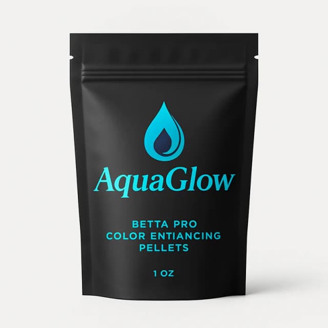 AquaGlow Betta Pro Color-Enhancing Pellets (1 oz)