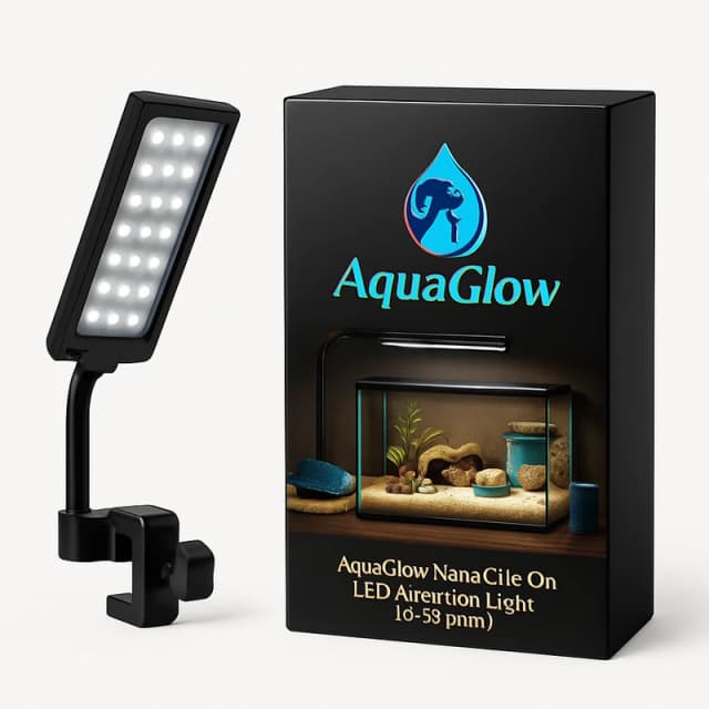 AquaGlow Nano Clip-On LED Aquarium Light (10-20 gallon)