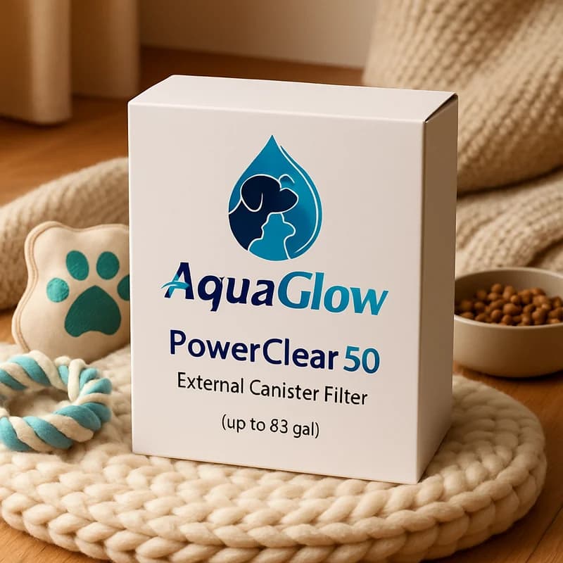 AquaGlow PowerClear 50 External Canister Filter (up to 50 gal)