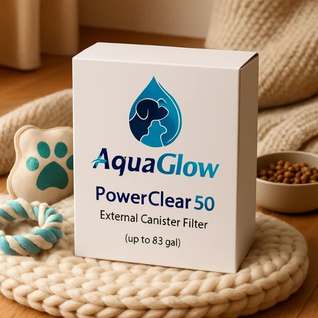 AquaGlow PowerClear 50 External Canister Filter (up to 50 gal)