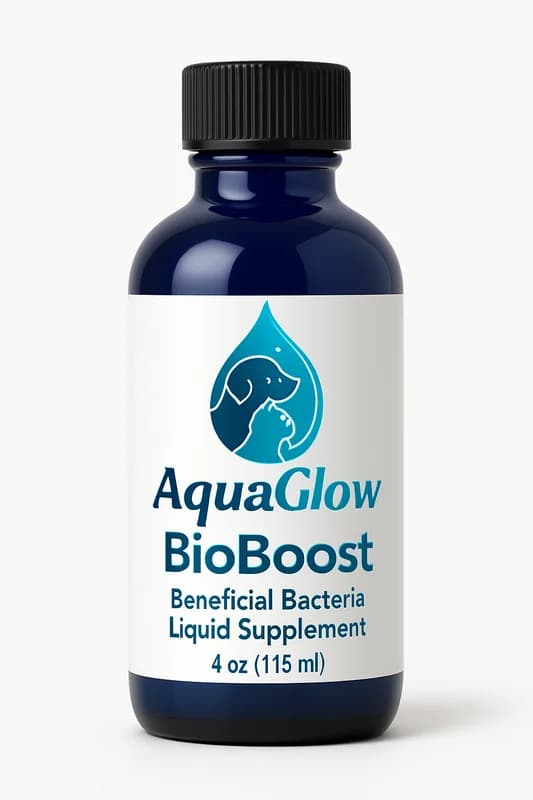 AquaGlow BioBoost Beneficial Bacteria Liquid Supplement (4 oz)