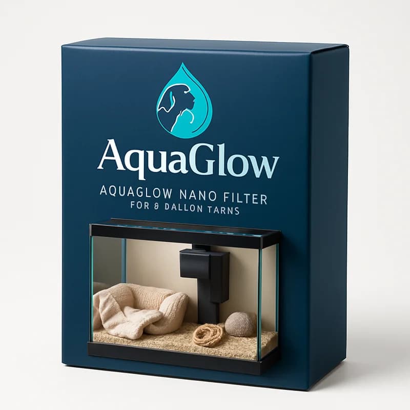 AquaGlow Nano Filter for 5-Gallon Tanks