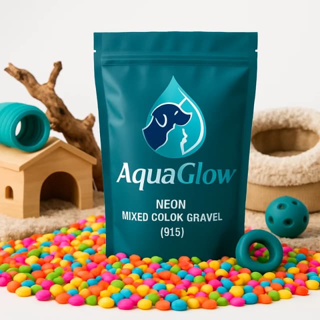 AquaGlow Neon Mixed Color Gravel (5 lb)