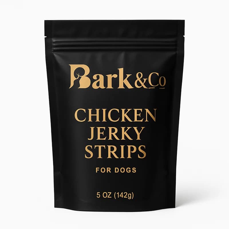 Bark and Co Chicken Jerky Strips for Dogs (5 oz)