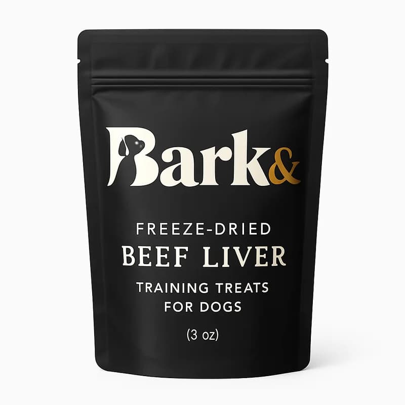 Bark and Co Freeze-Dried Beef Liver Training Treats for Dogs (3 oz)
