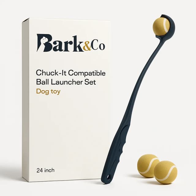 Bark & Co Chuck-It Compatible Ball Launcher Set Dog Toy