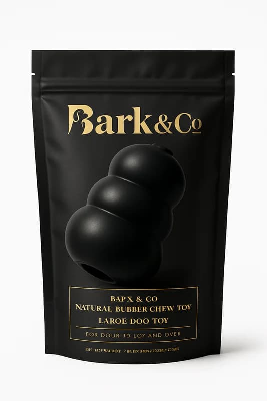 Bark & Co Natural Rubber Chew Toy Large Dog Toy