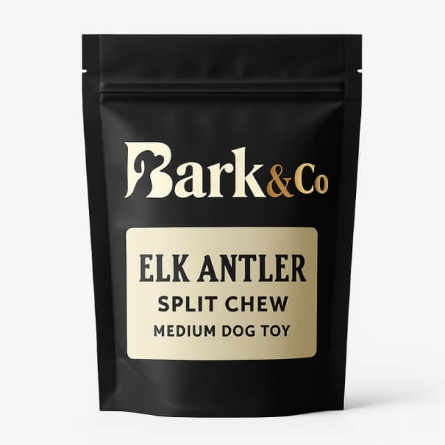 Bark & Co Elk Antler Split Chew Medium Dog Toy