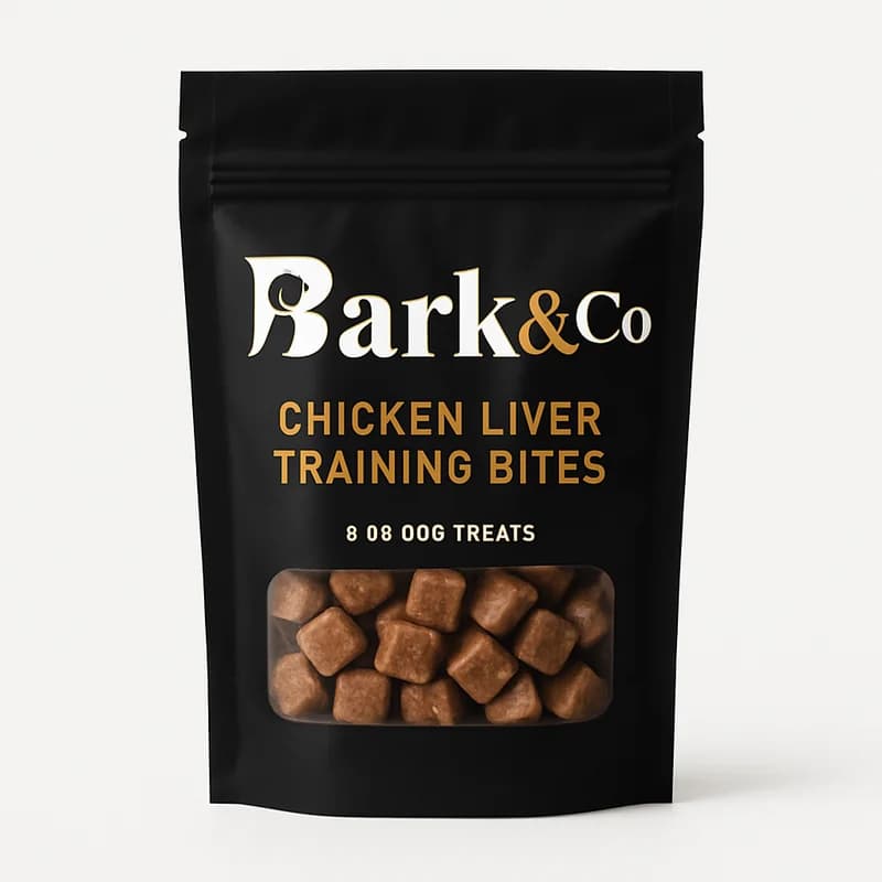 Bark & Co Chicken Liver Training Bites 4 oz Dog Treats