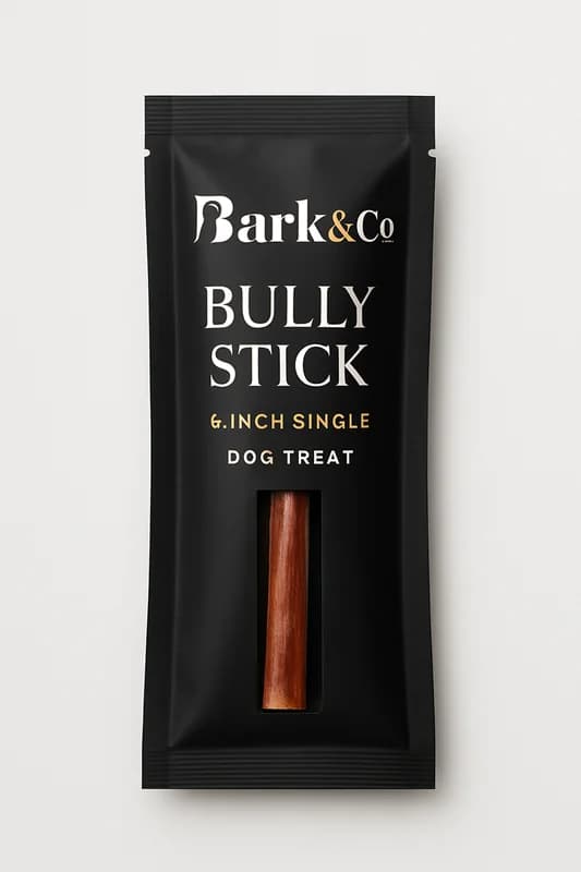 Bark & Co Bully Stick 6-Inch Single Dog Treat