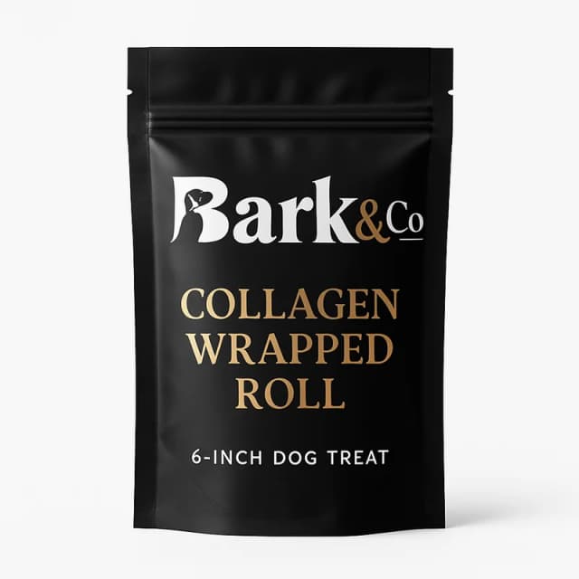 Bark & Co Collagen Wrapped Roll 6-Inch Dog Treat