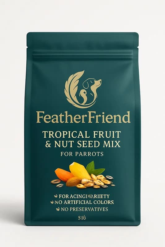 FeatherFriend Tropical Fruit and Nut Seed Mix for Parrots (3 lb)