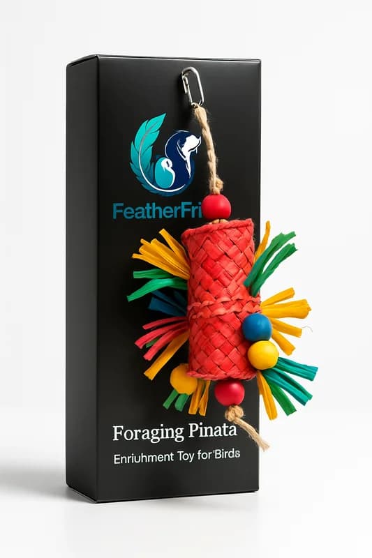FeatherFriend Foraging Pinata Enrichment Toy for Birds