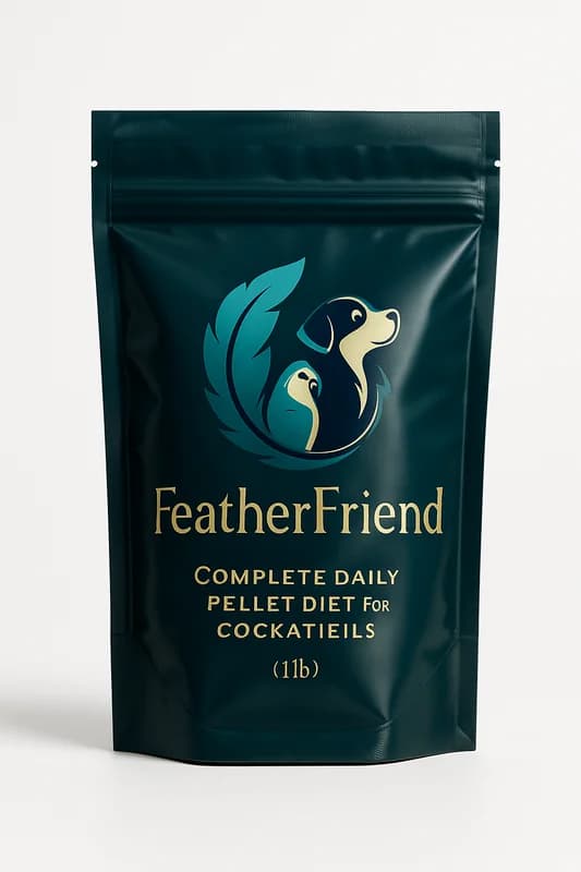 FeatherFriend Complete Daily Pellet Diet for Cockatiels (1 lb)