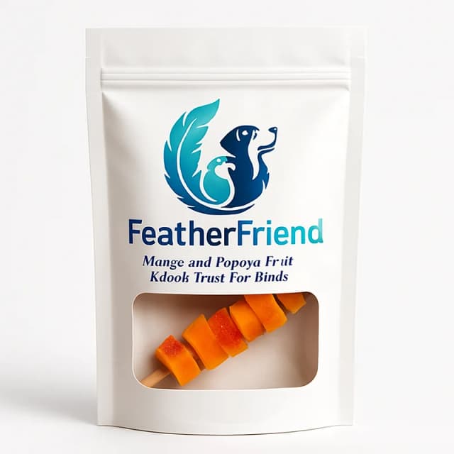 FeatherFriend Mango and Papaya Fruit Kabob Treat for Birds