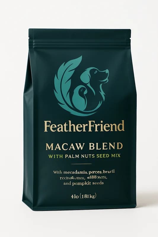 FeatherFriend Macaw Blend with Palm Nuts Seed Mix (4 lb)