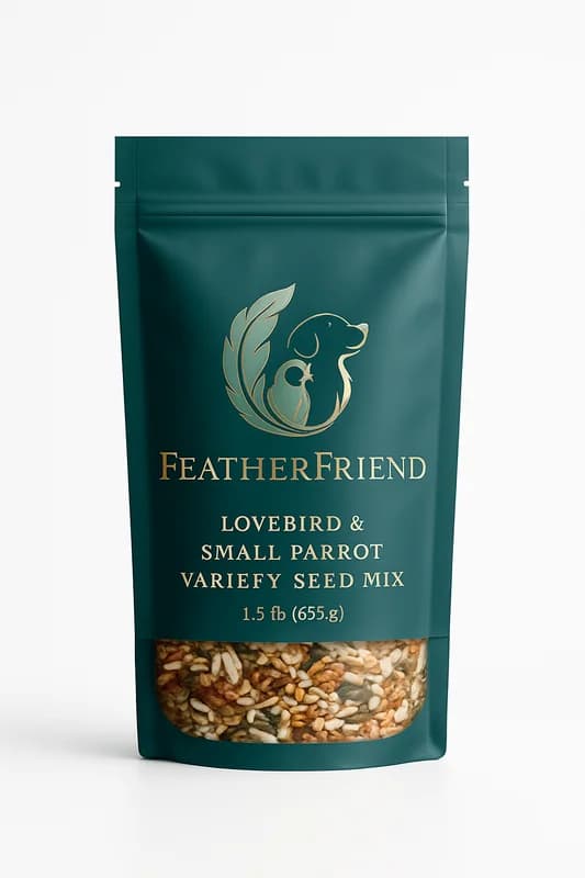 FeatherFriend Lovebird & Small Parrot Variety Seed Mix (1.5 lb)
