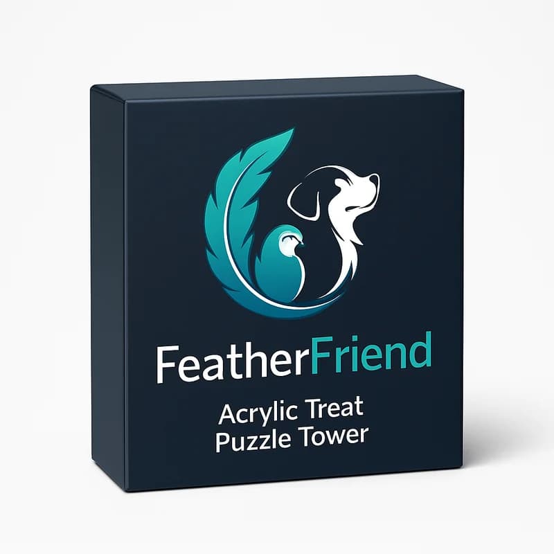 FeatherFriend Acrylic Treat Puzzle Tower