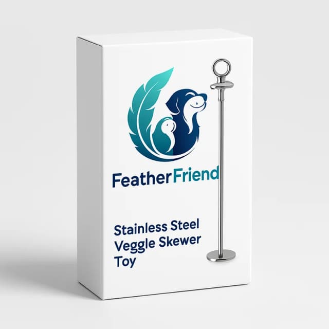 FeatherFriend Stainless Steel Veggie Skewer Toy