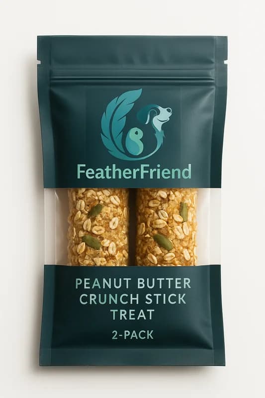 FeatherFriend Peanut Butter Crunch Stick Treat 2-Pack
