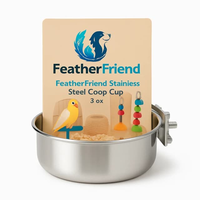 FeatherFriend Stainless Steel Coop Cup 8 oz