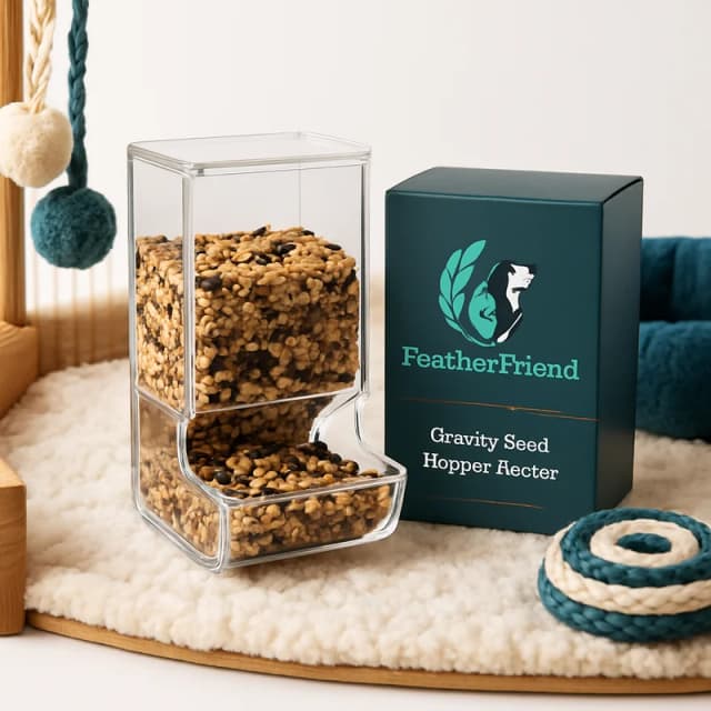 FeatherFriend Gravity Seed Hopper Feeder