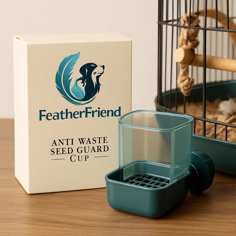 FeatherFriend Anti-Waste Seed Guard Cup