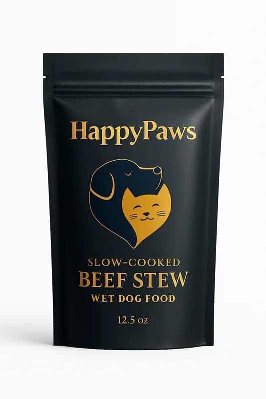 HappyPaws Slow-Cooked Beef Stew Wet Dog Food (12.5 oz)