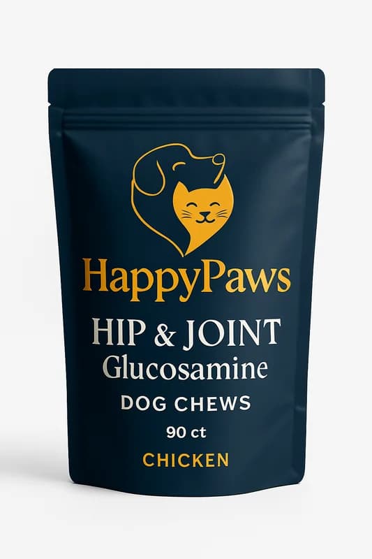 HappyPaws Hip & Joint Glucosamine Dog Chews (90 ct, Chicken)