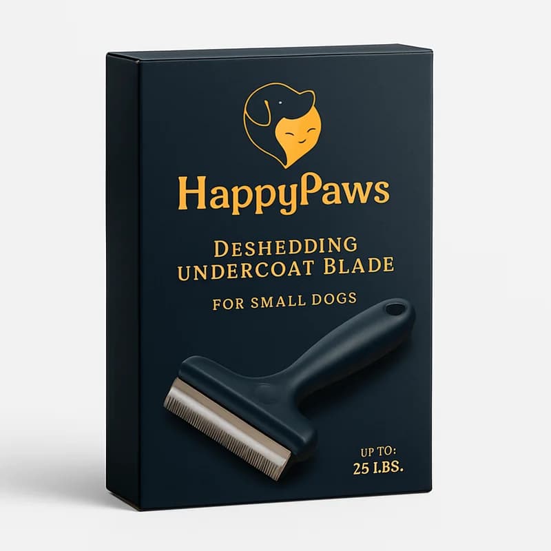 HappyPaws Deshedding Undercoat Blade for Small Dogs