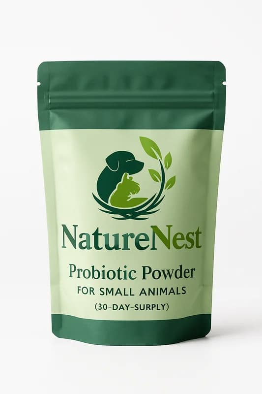 NatureNest Probiotic Powder for Small Animals (30-day supply)
