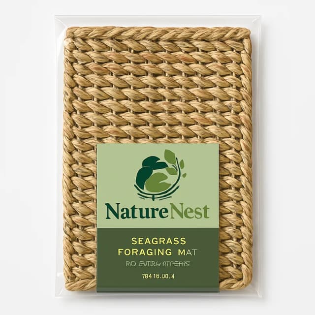 NatureNest Seagrass Foraging Mat for Small Animals (12x18 inch)