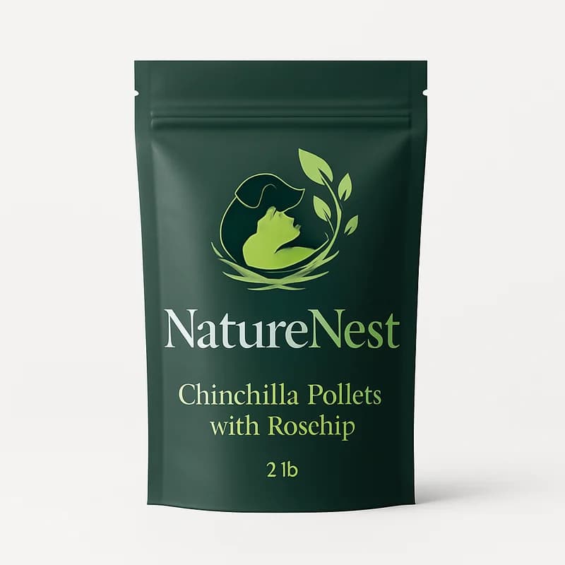 NatureNest Chinchilla Pellets with Rosehip (2 lb)