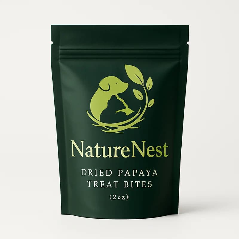 NatureNest Dried Papaya Treat Bites (2 oz)