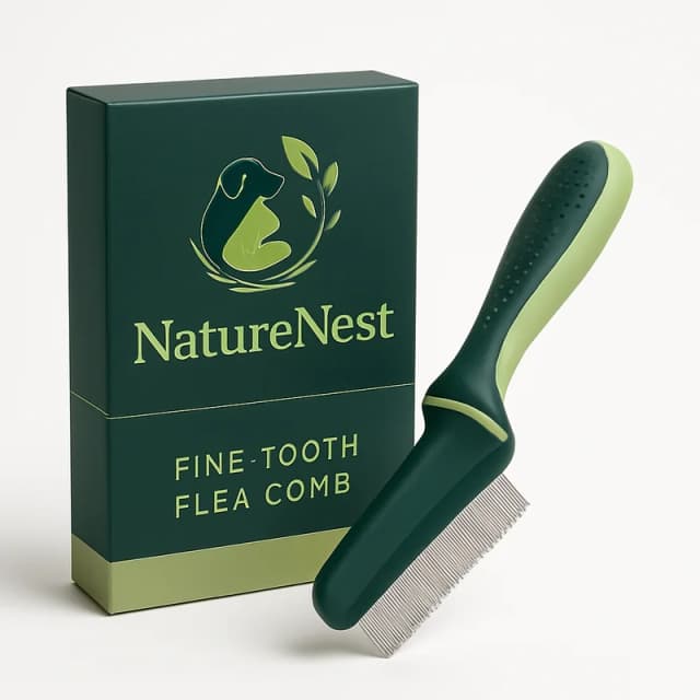 NatureNest Fine-Tooth Flea Comb