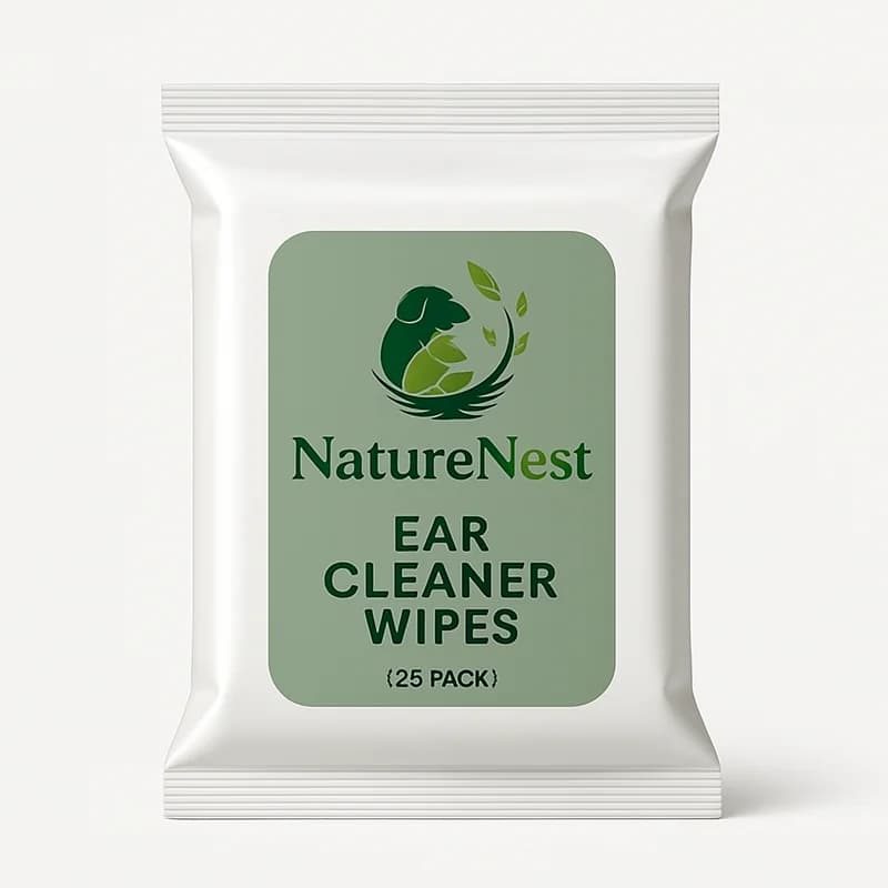 NatureNest Ear Cleaner Wipes (25-Pack)