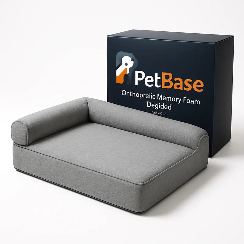 PetBase Orthopedic Memory Foam Dog Bed (Large)