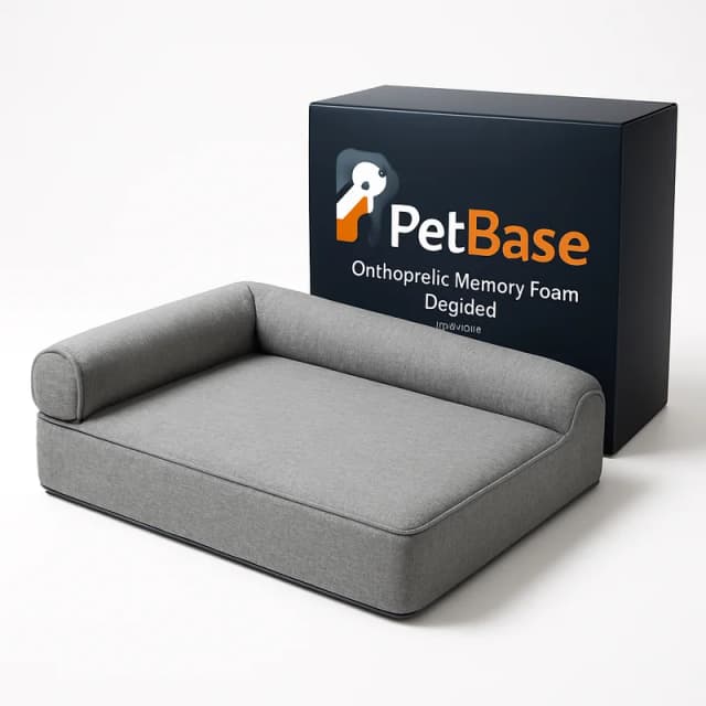 PetBase Orthopedic Memory Foam Dog Bed (Large)