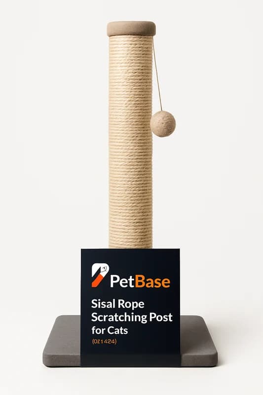 PetBase Sisal Rope Scratching Post for Cats (32 inch)