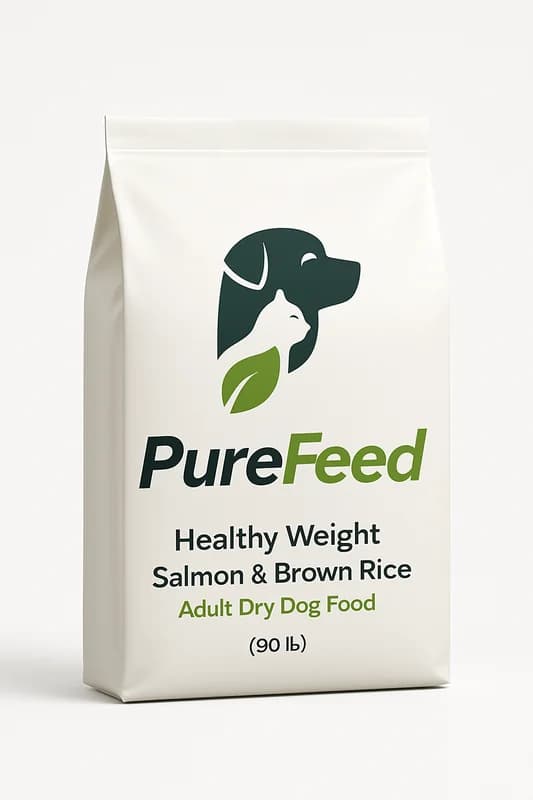 PureFeed Healthy Weight Salmon & Brown Rice Adult Dry Dog Food (30 lb)