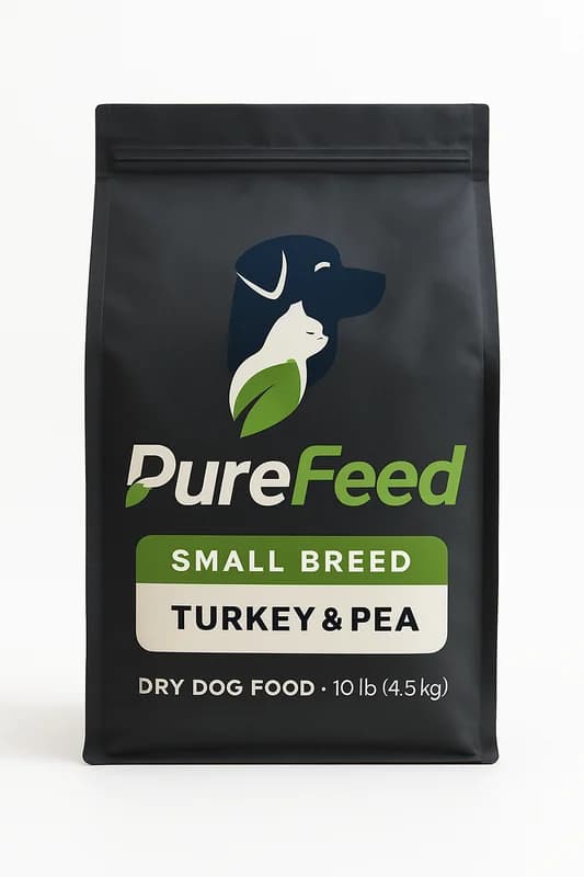 PureFeed Small Breed Grain-Free Turkey & Pea Dry Dog Food (10 lb)