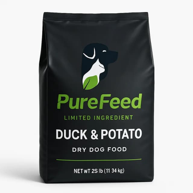 PureFeed Limited Ingredient Duck & Potato Dry Dog Food (25 lb)