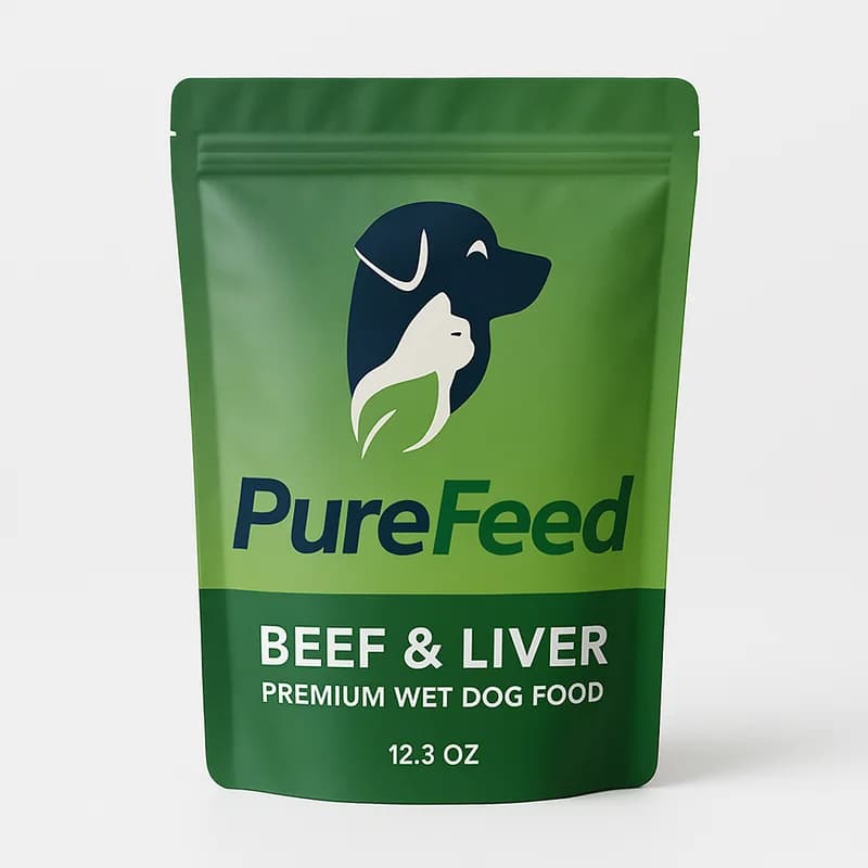 PureFeed Beef & Liver Premium Wet Dog Food (12.5 oz)