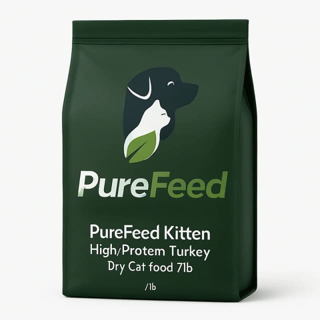 PureFeed Kitten High-Protein Turkey Dry Cat Food (7 lb)