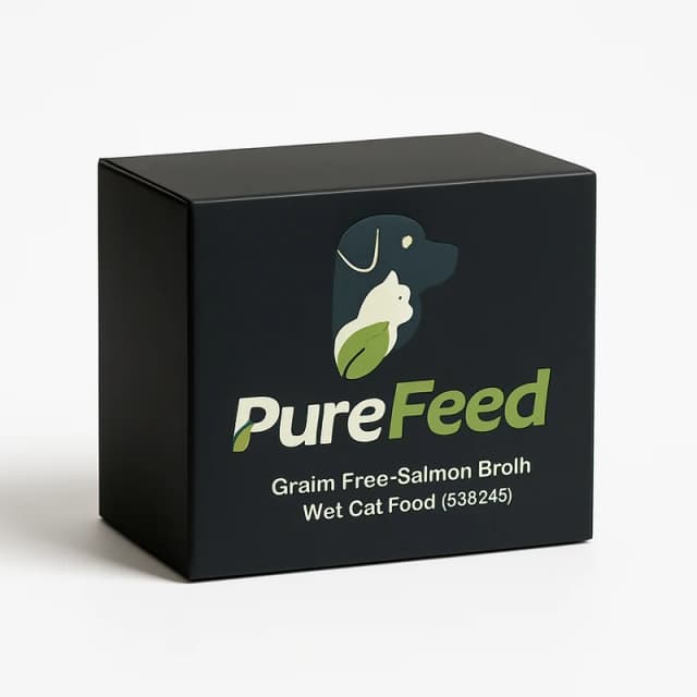 PureFeed Grain-Free Salmon in Broth Wet Cat Food (3 oz 24-pack)