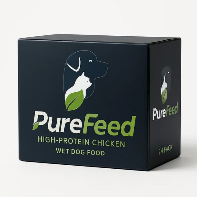 PureFeed High-Protein Chicken Wet Dog Food (24-pack)