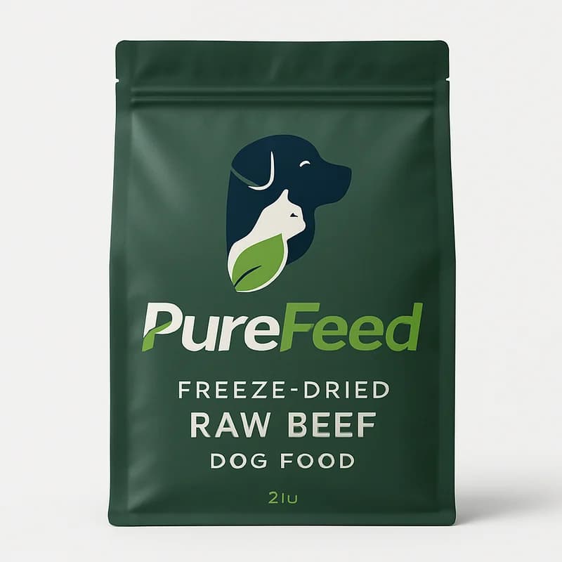 PureFeed Freeze-Dried Raw Beef Dog Food (2 lb)