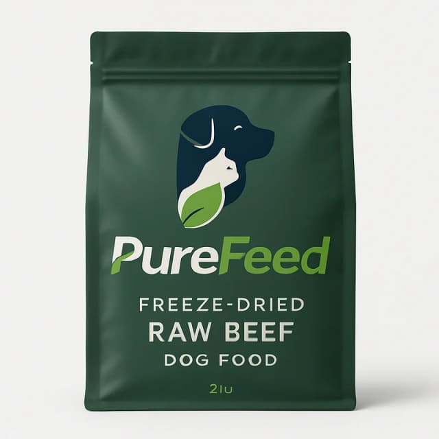 PureFeed Freeze-Dried Raw Beef Dog Food (2 lb)